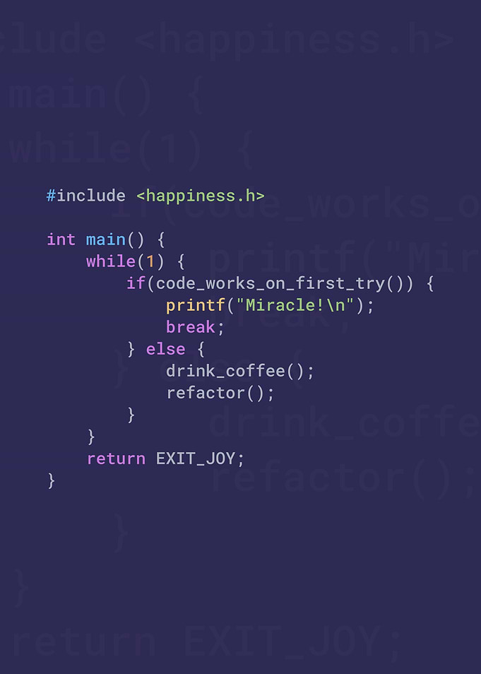 C Code for Happiness
