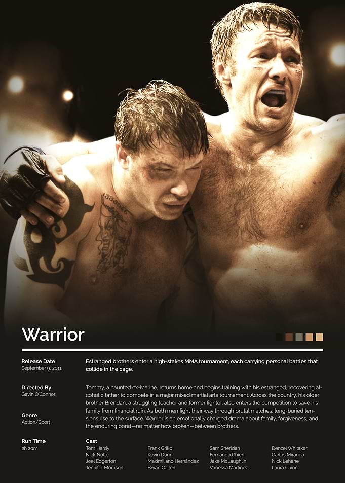 Warrior Movie Poster
