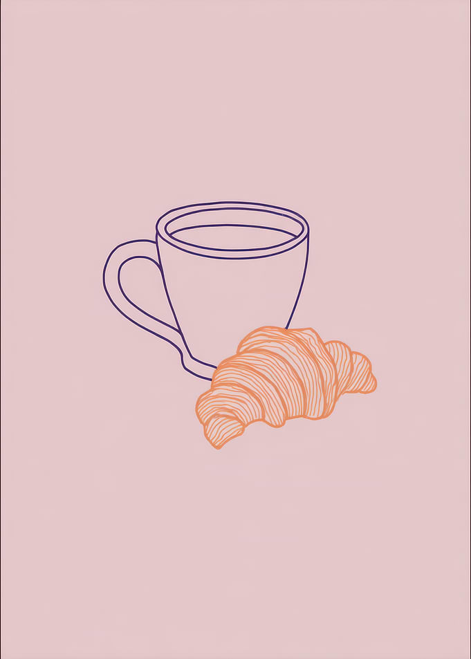 Coffee and Croissant
