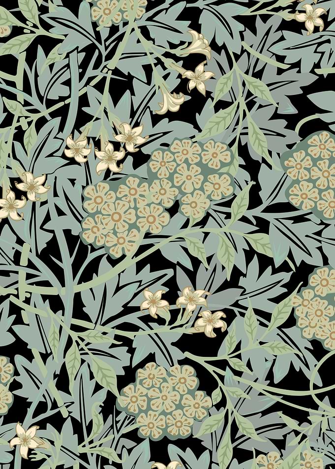 Art Nouveau Floral Pattern