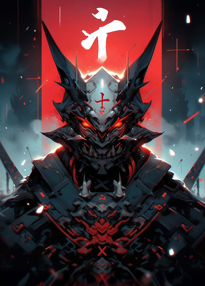 Cybernetic Samurai Demon