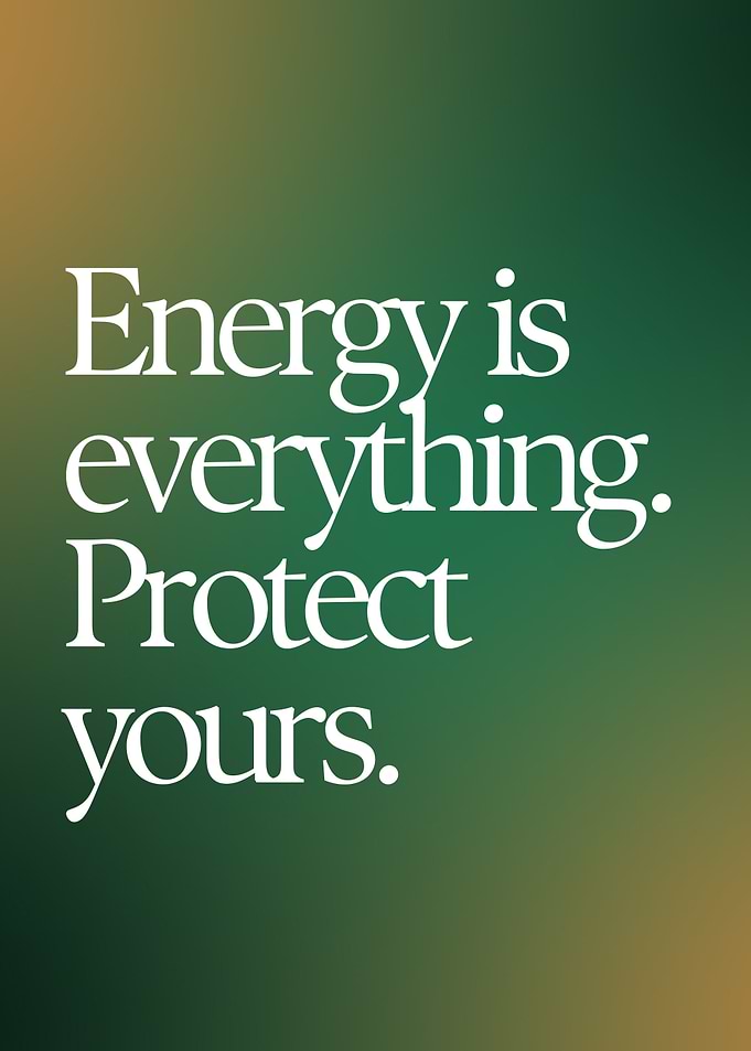 Energy Quote Poster