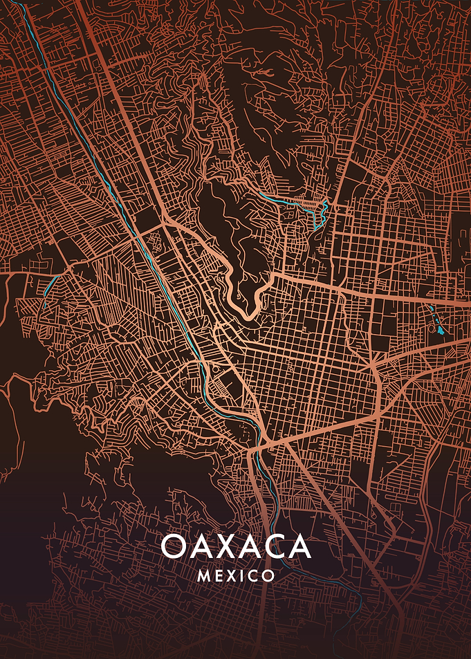 Oaxaca City Map