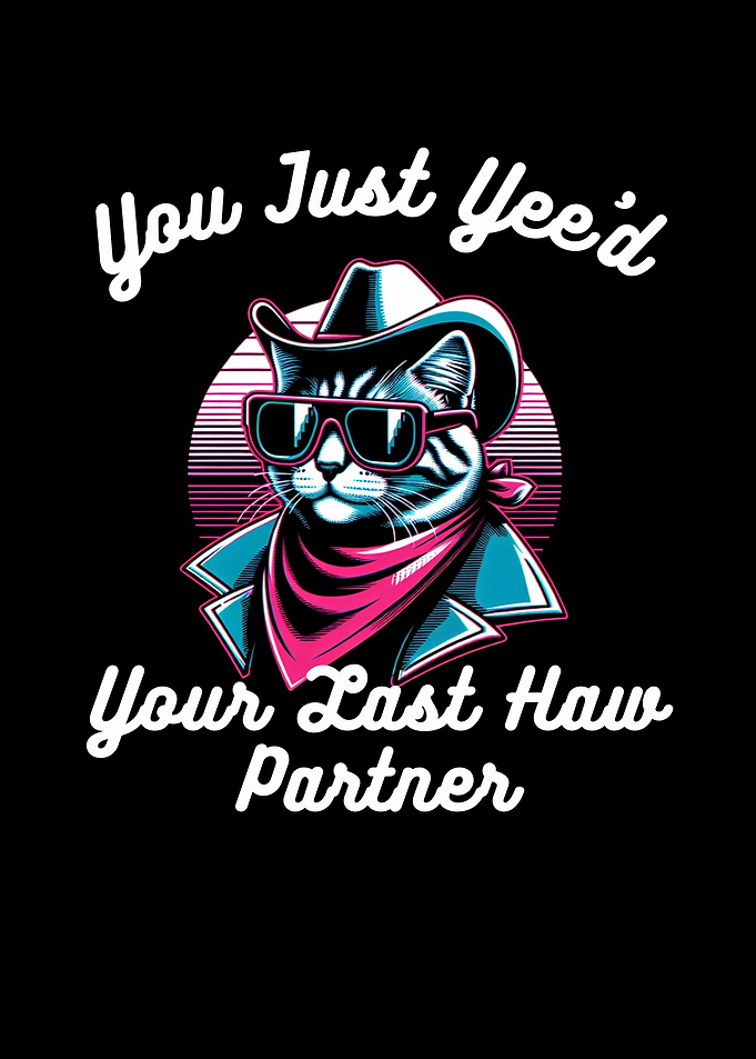 Yeehaw Cat Cowboy
