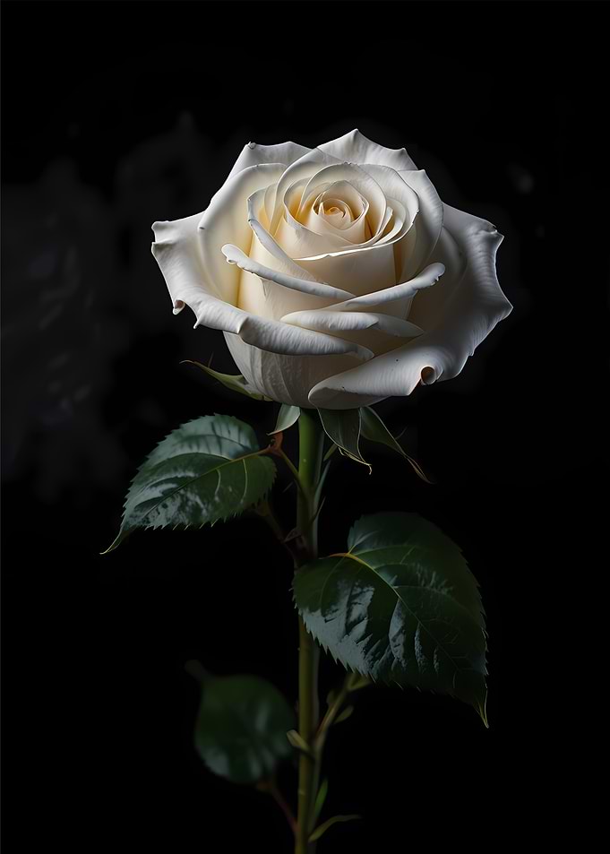 Single White Rose
