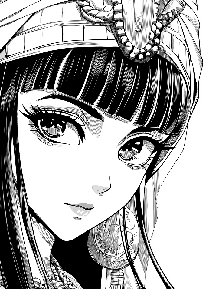 Anime Egyptian Woman