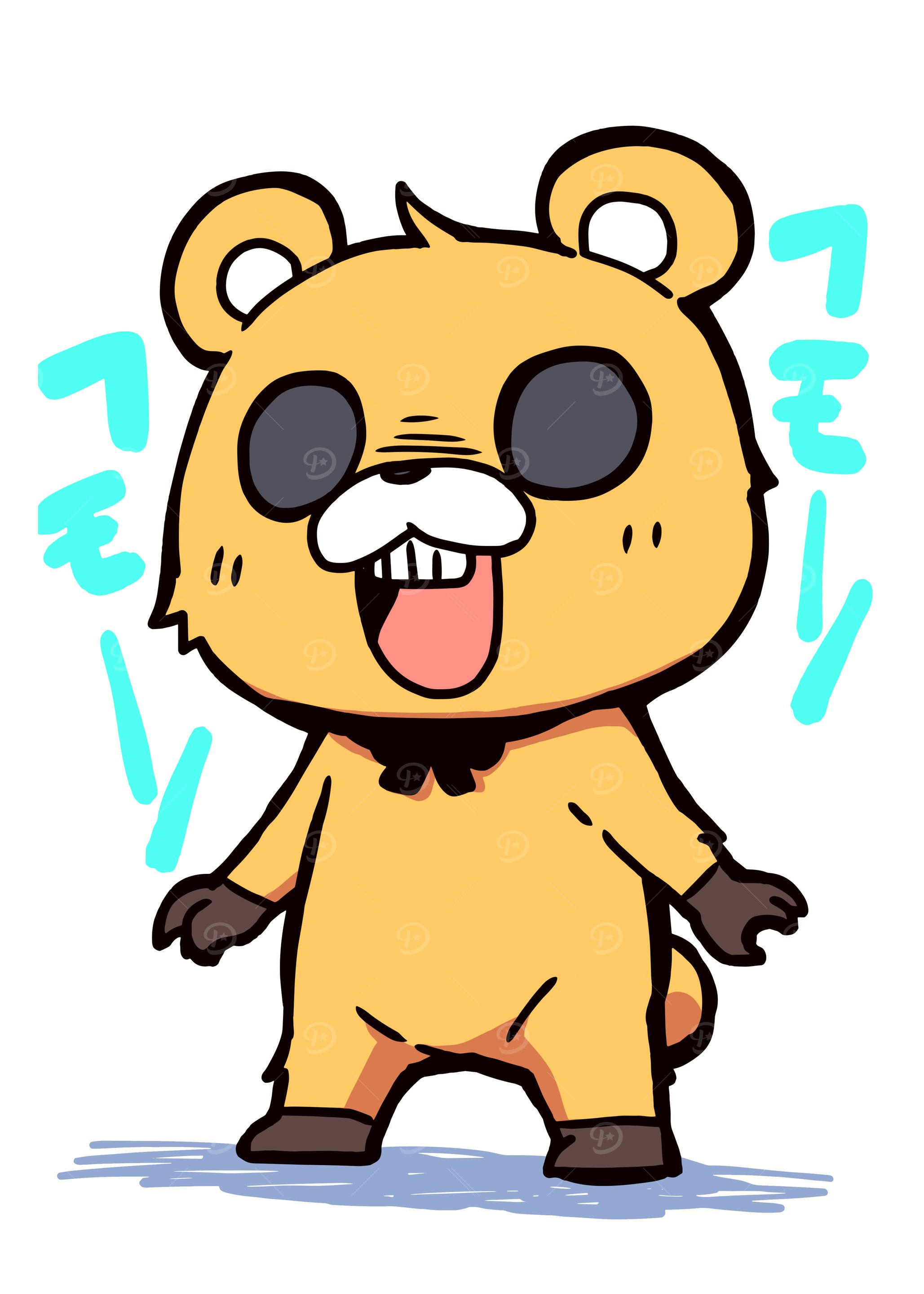Cute Bear Character Illustration
