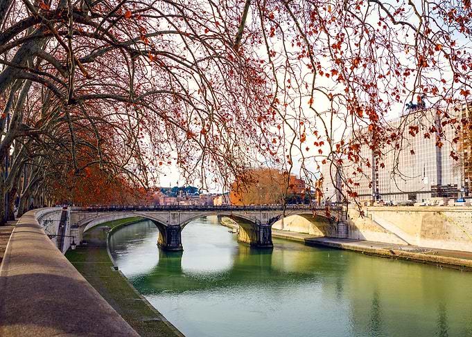 River Tiber in Rome