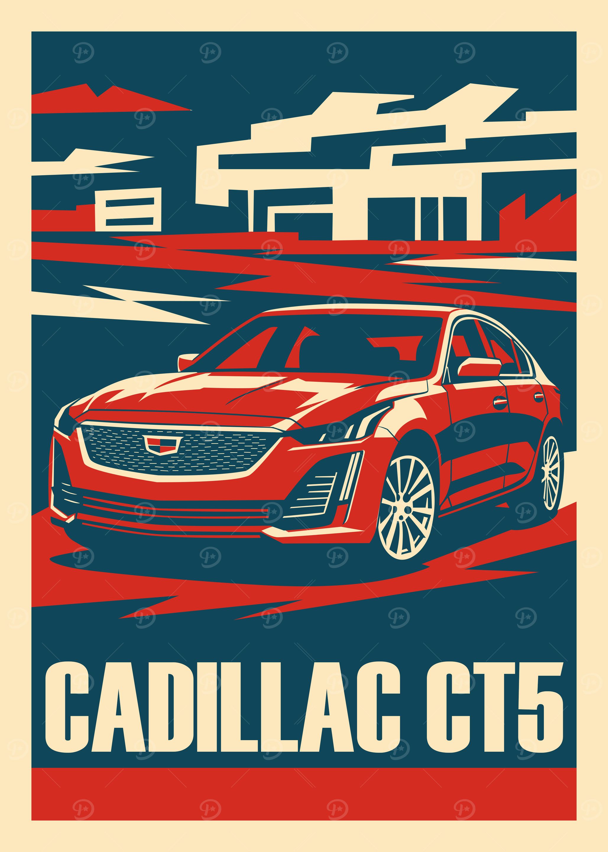 Cadillac CT5 Poster