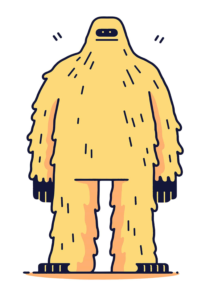 Yellow Furry Creature