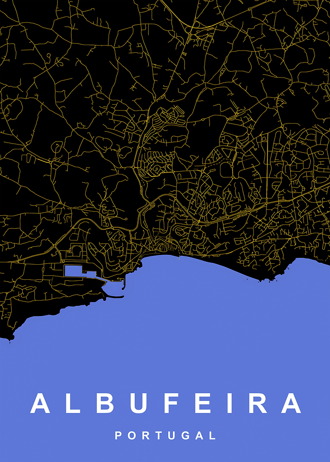 Albufeira Portugal Map