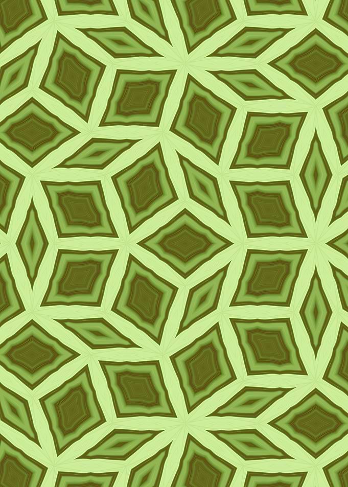 Green Geometric Pattern
