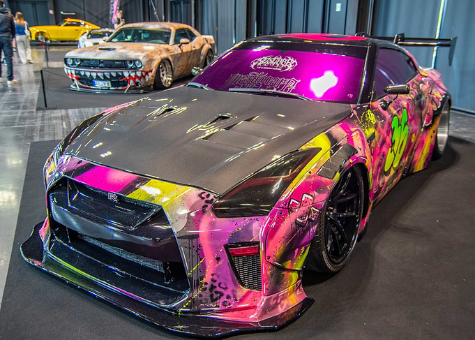 Custom Painted Nissan GTR