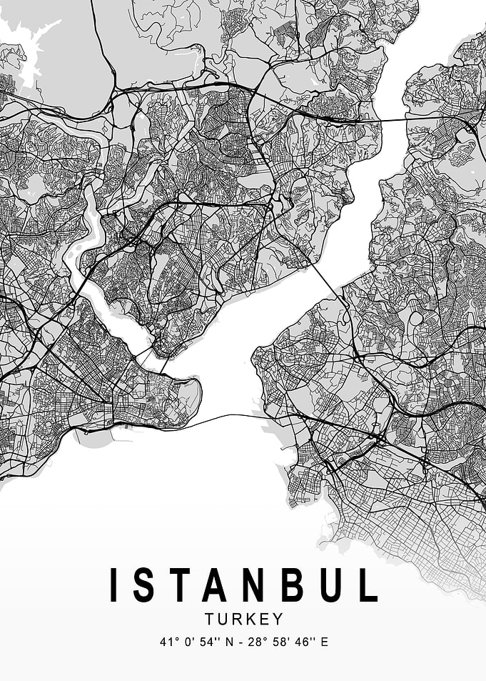 Istanbul Light Map