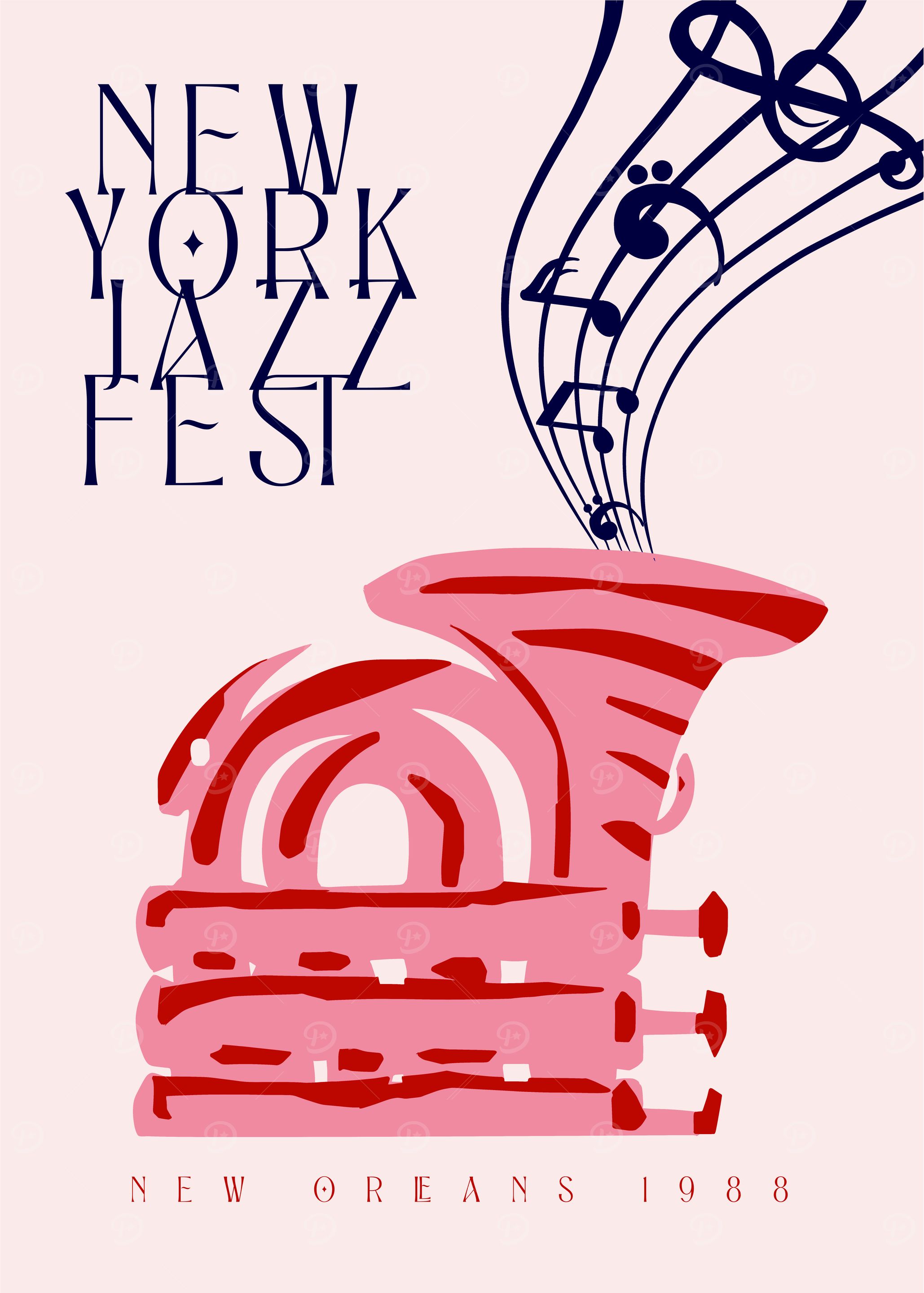 New York Jazz Fest Poster