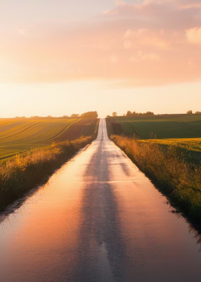 Country Road Sunset