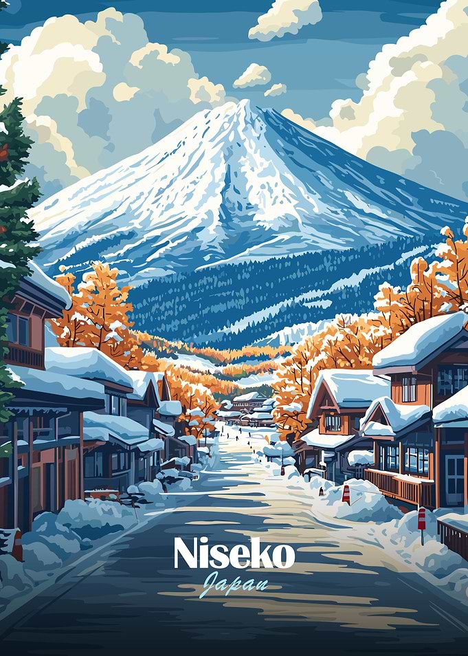Niseko Japan Winter Landscape