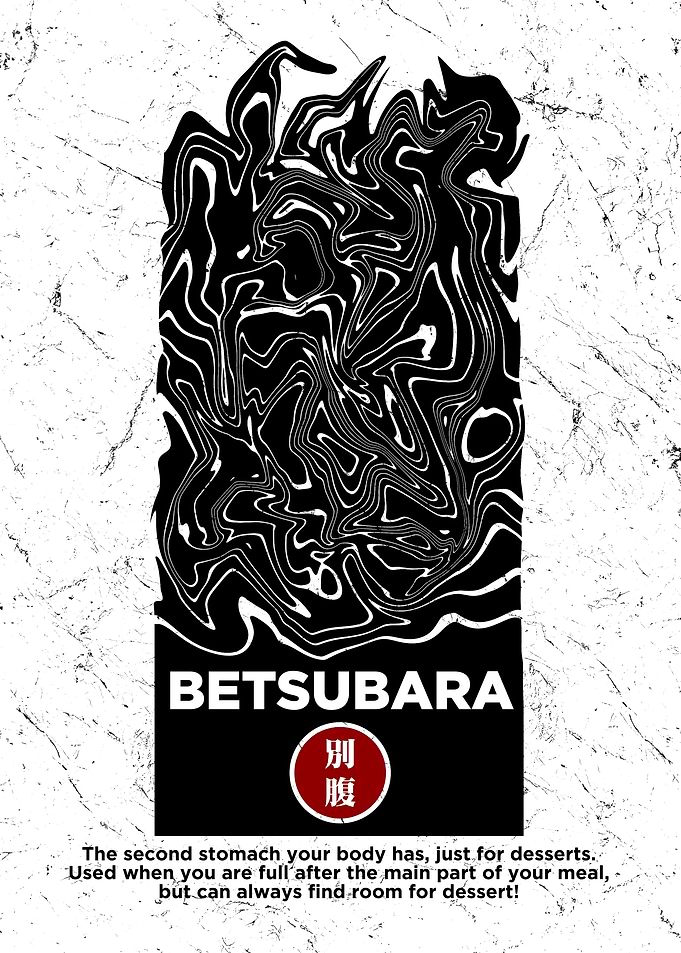 Betsubara - Japanese Word Art