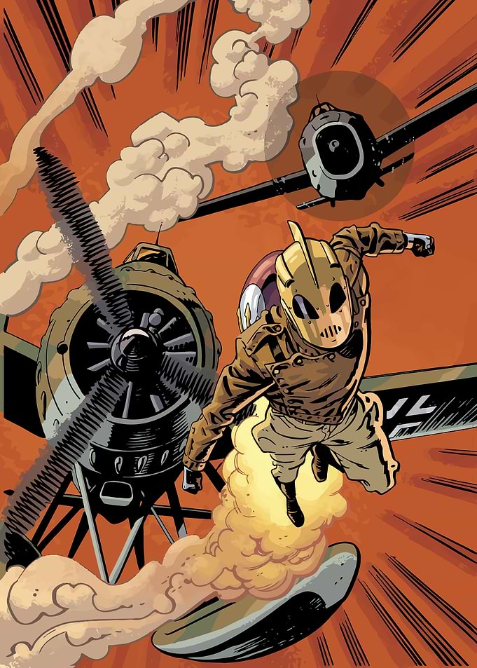 The Phantom Eagle in Flight Rocketeer