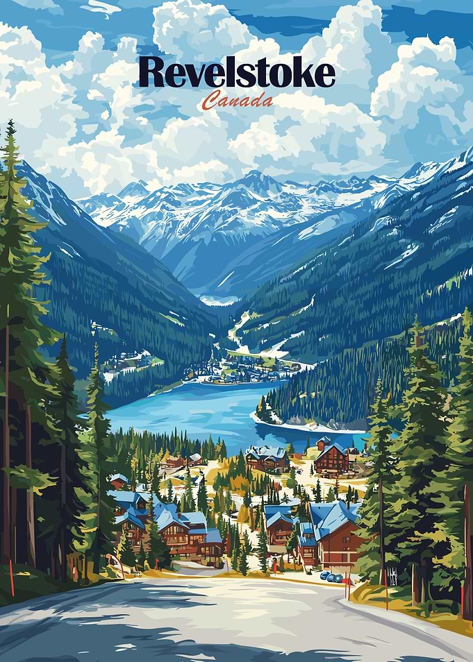 Revelstoke, Canada Mountain View