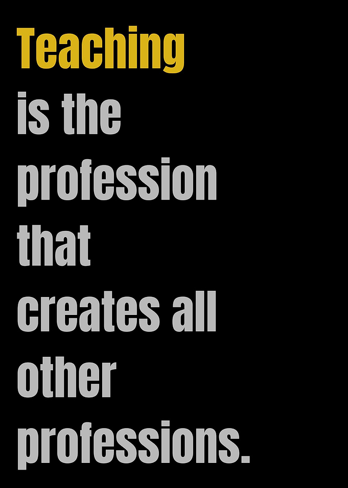 Teaching Quote Poster