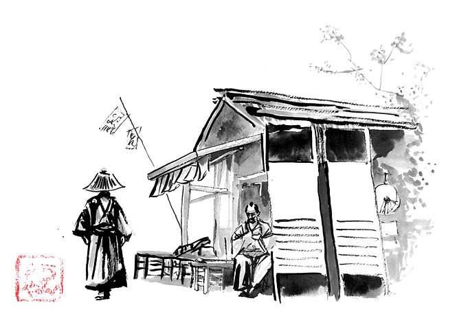 Japanese Ink Wash Painting