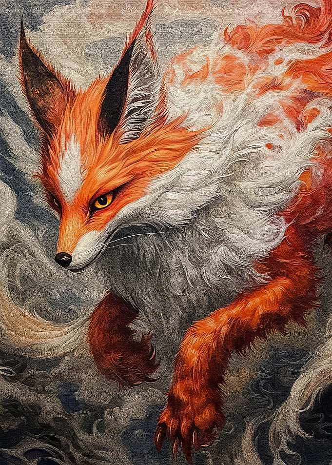 Fiery Fox Clouds