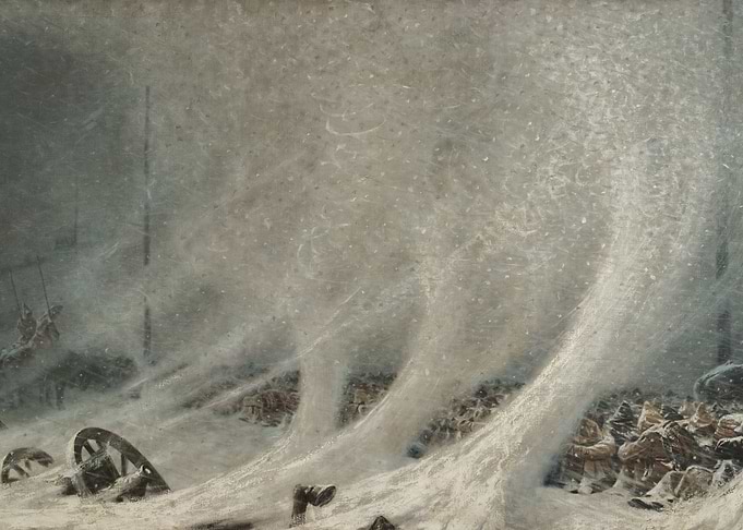 Snowstorm Scene