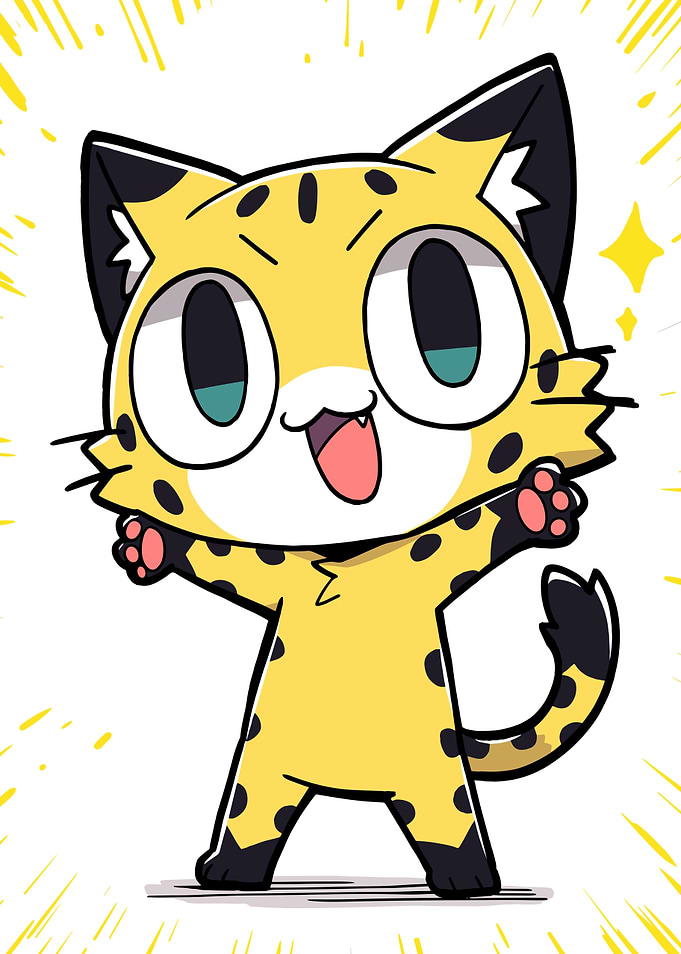 Cute Cheetah Cartoon