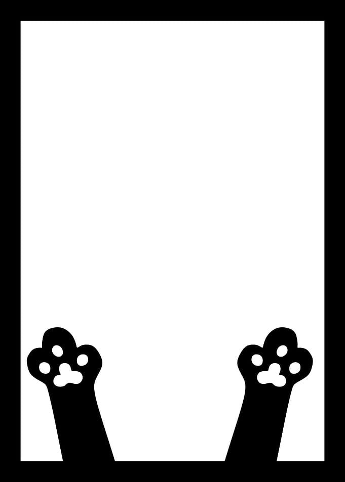 Cat Paw Print Frame