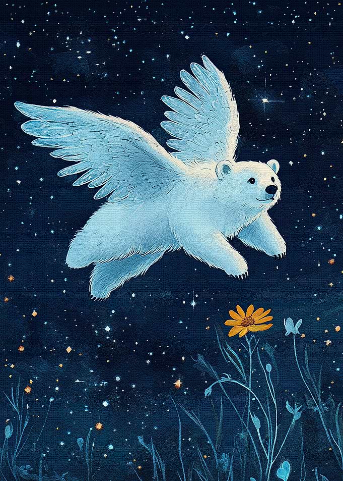 Flying Polar Bear