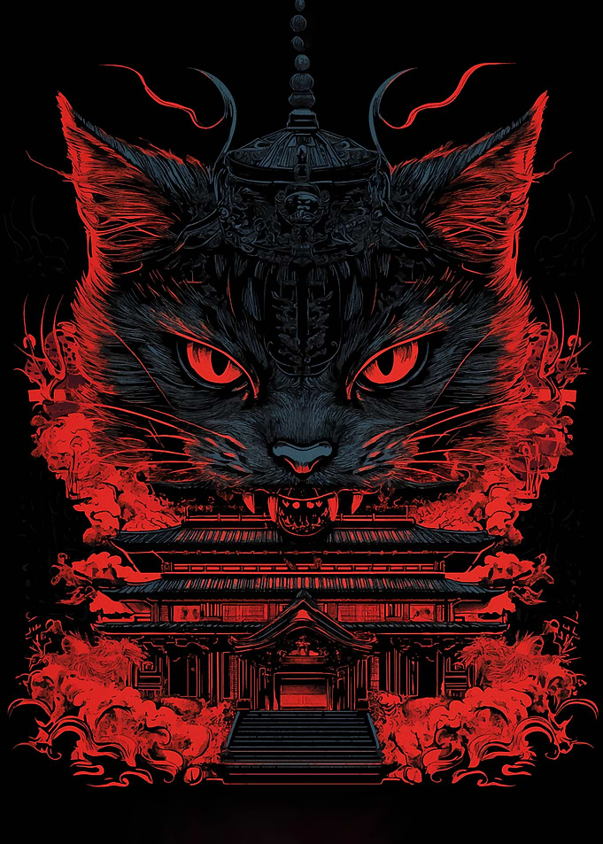 Japanese Cat Demon