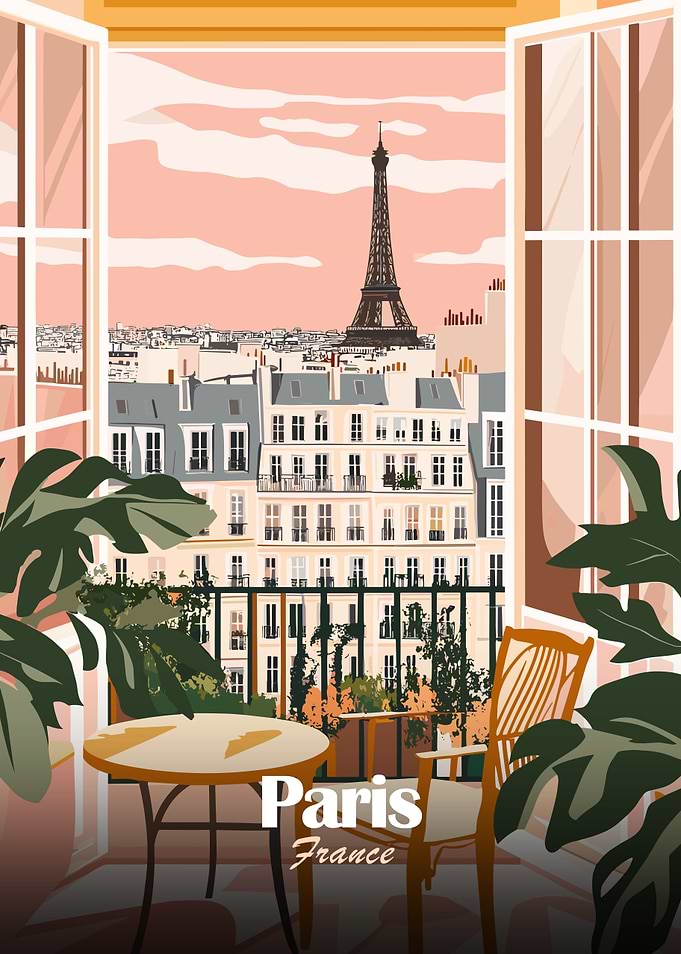 Paris Balcony View