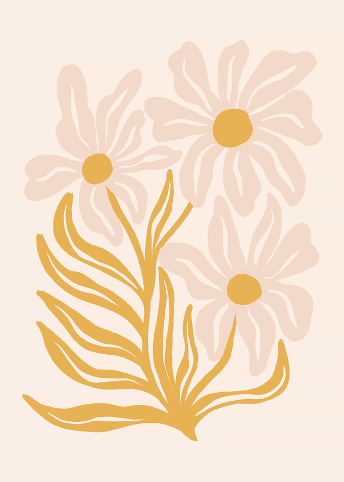 Earthy pastel flowers