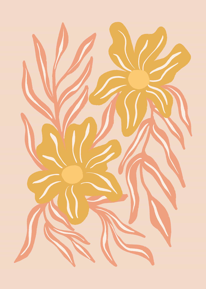 Summer pastel florals