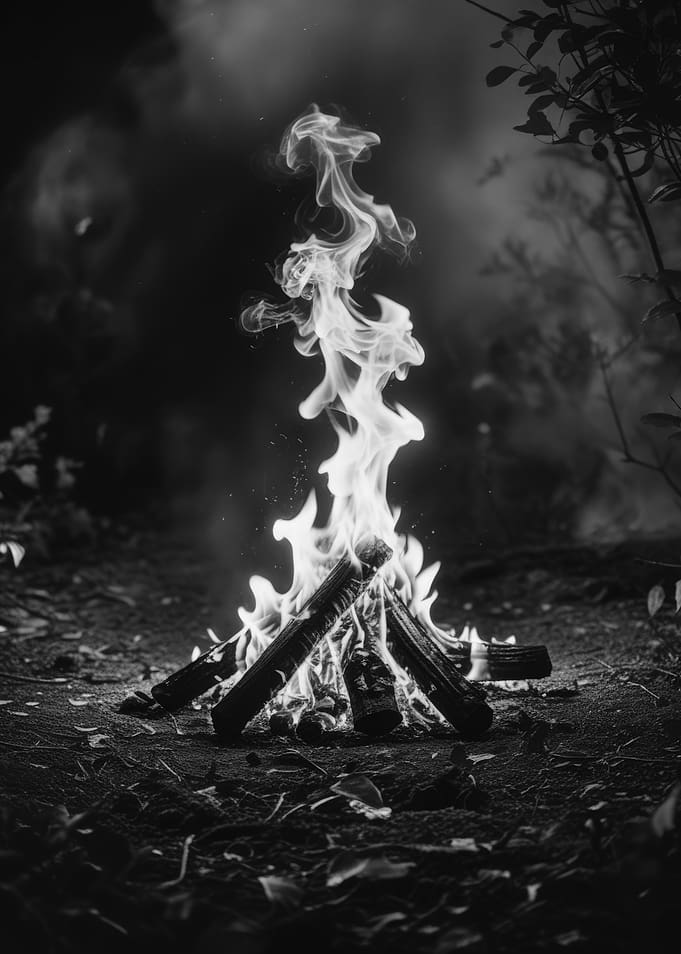 Campfire in the Dark