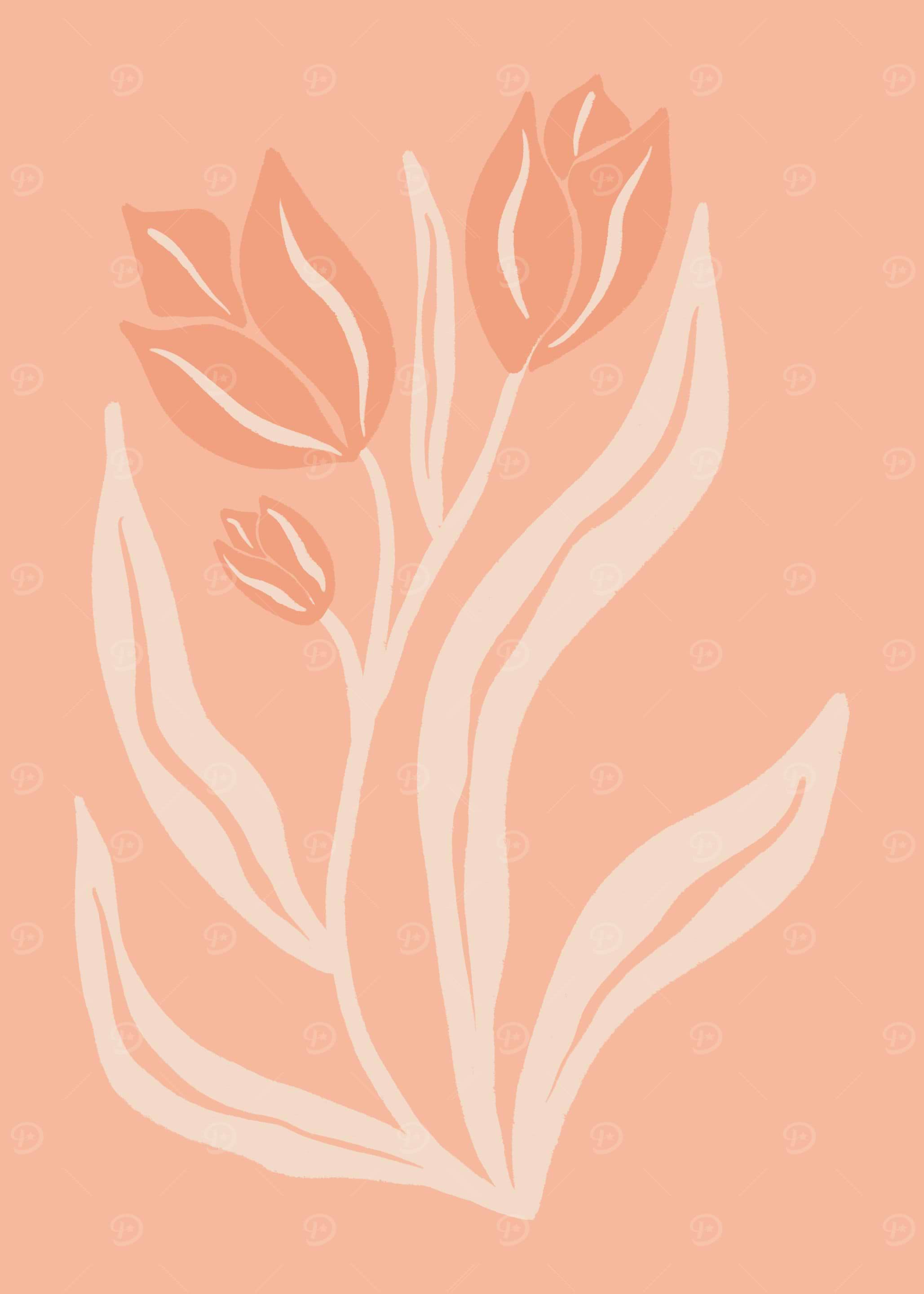 Pastel tulips
