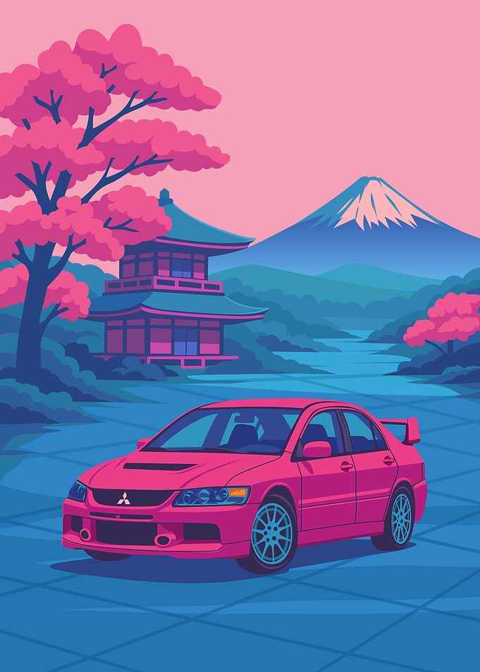 Mitsubishi Evo in Japan
