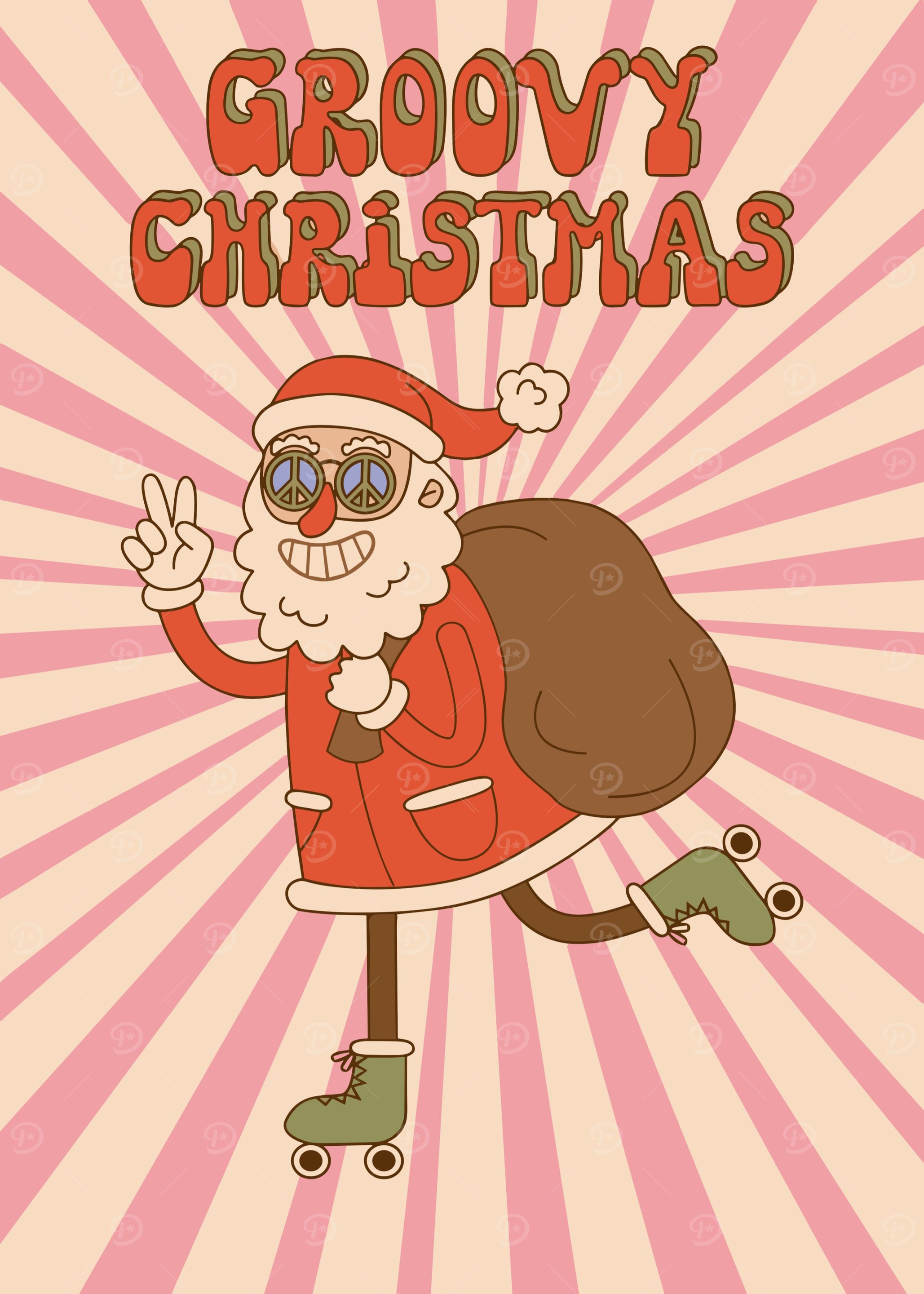 Groovy Christmas Santa