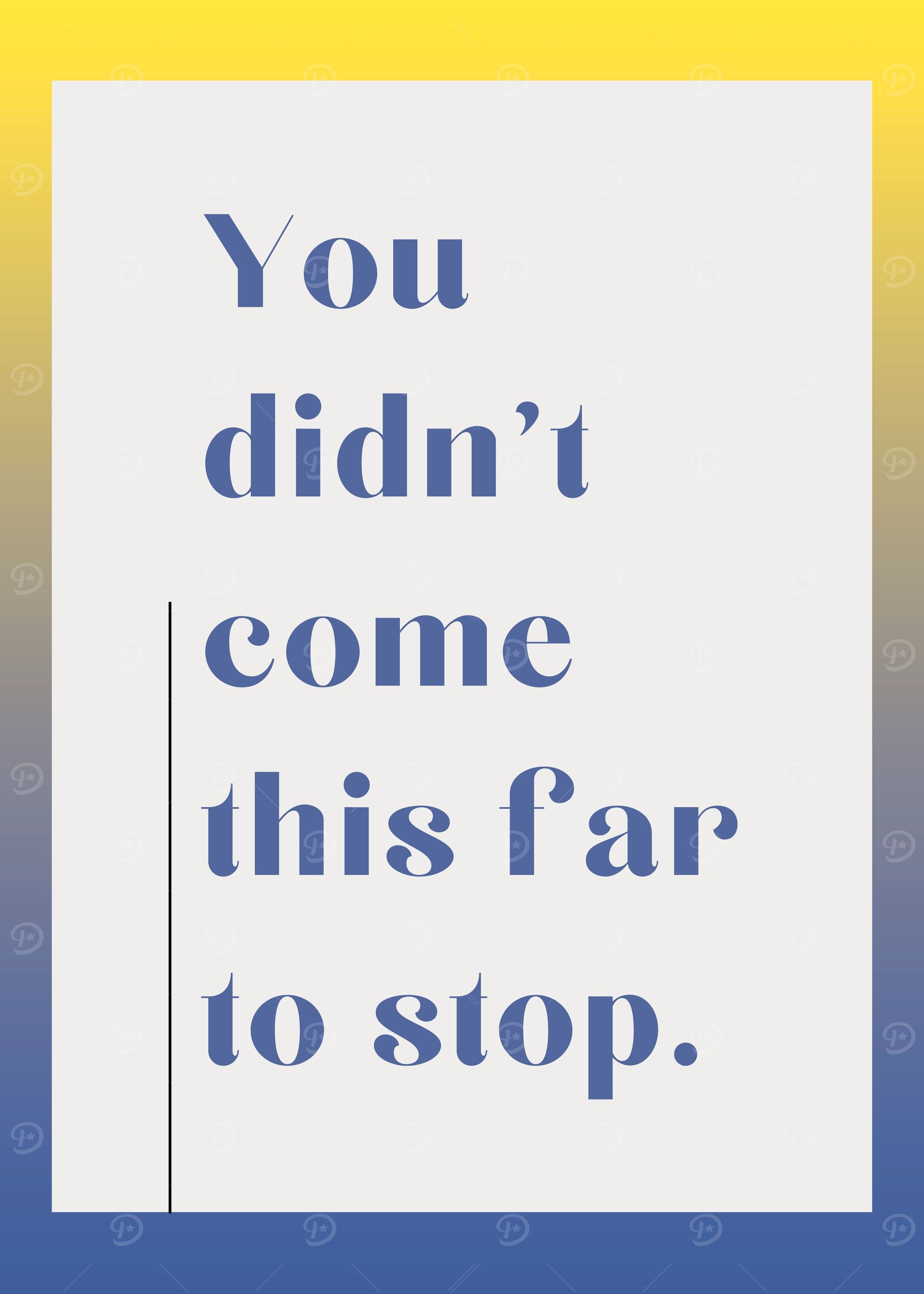 Motivational Quote Poster