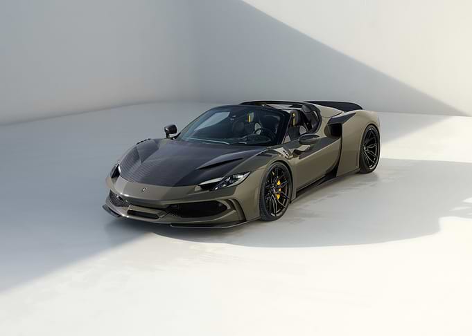 Matte Green Convertible Supercar