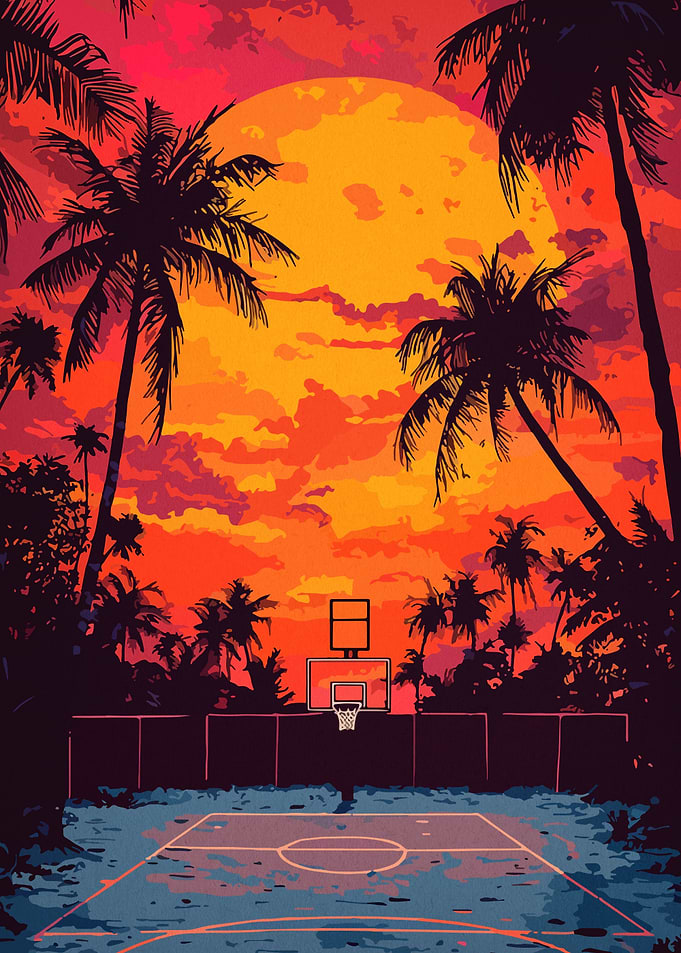 Sunset Basketball Court