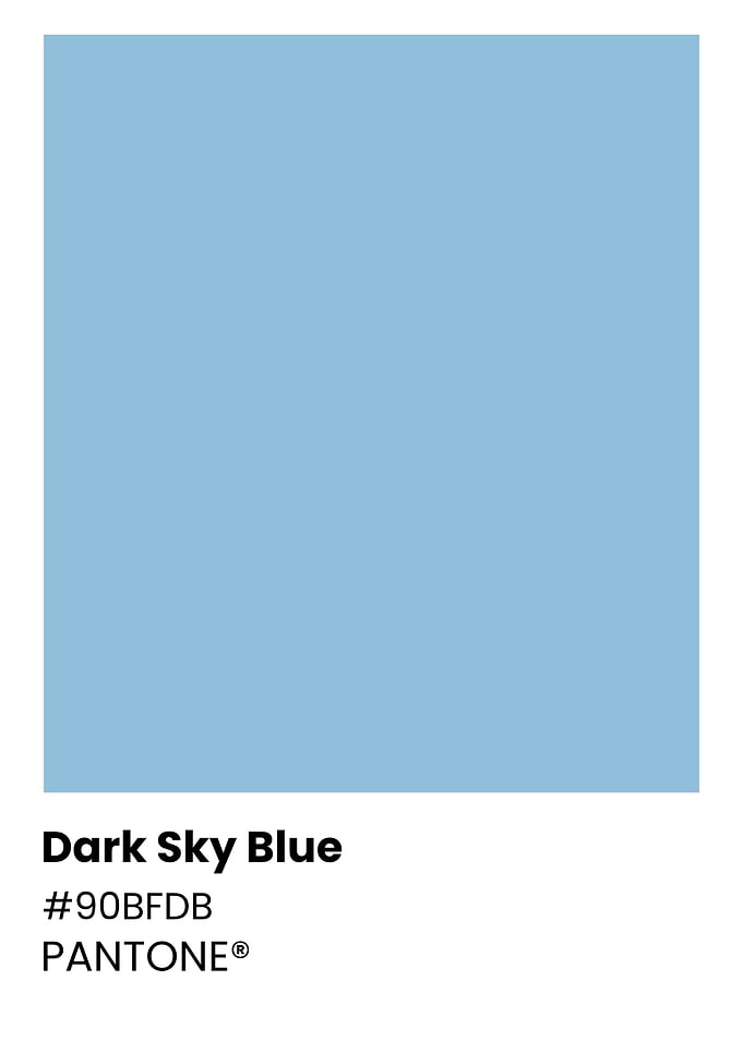 Pantone Dark Sky Blue