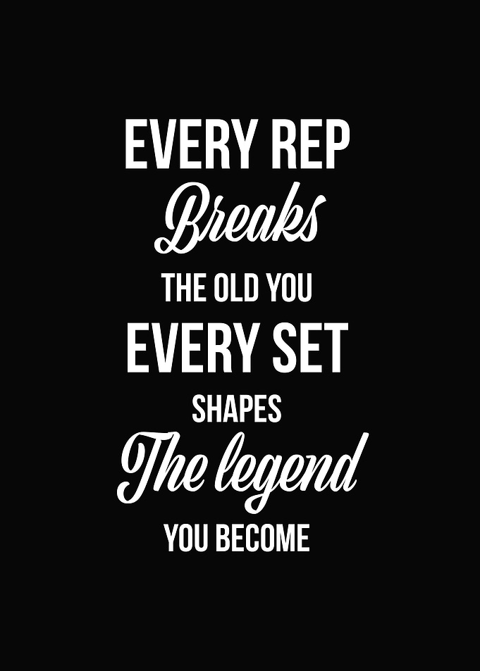 Every Rep Shapes the Legend