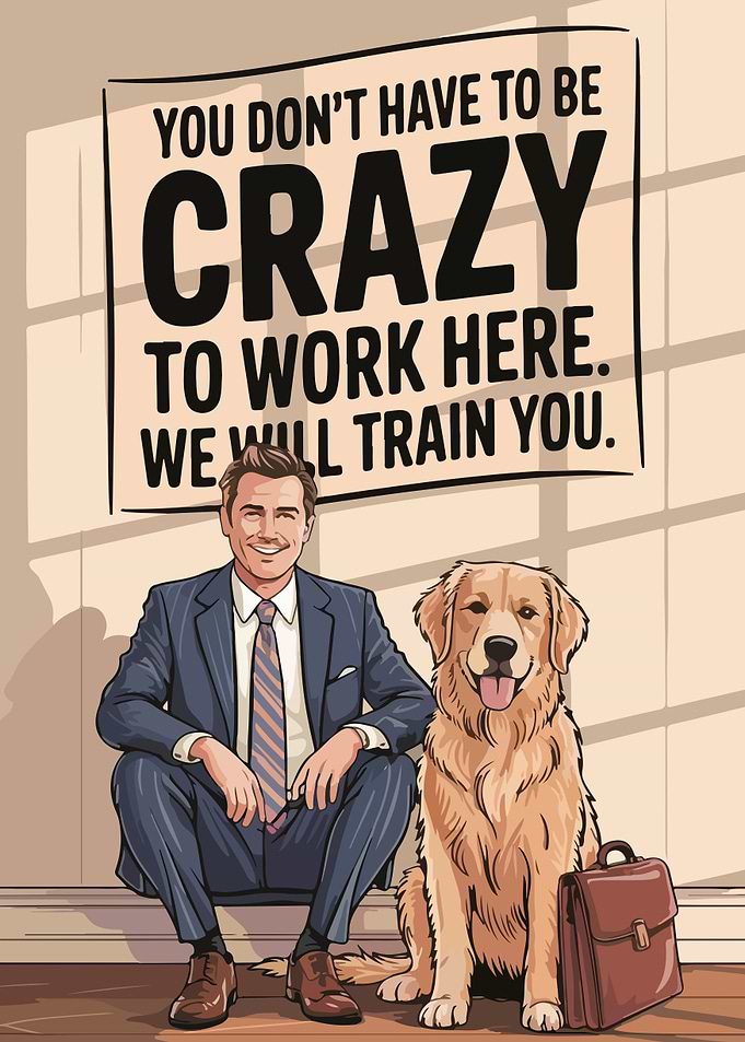 Crazy Work Poster