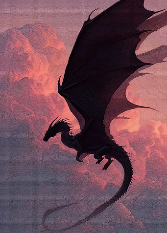 Black Dragon Silhouette