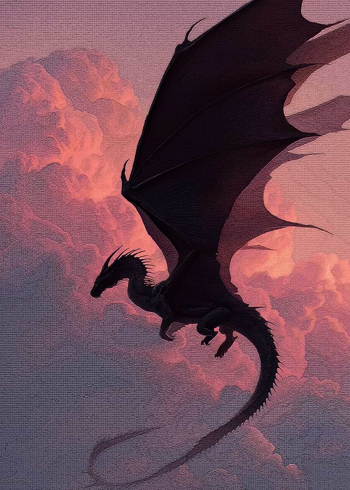 Black Dragon Silhouette