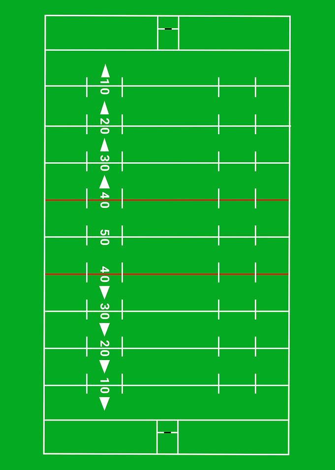 Rugby Leasgue football field