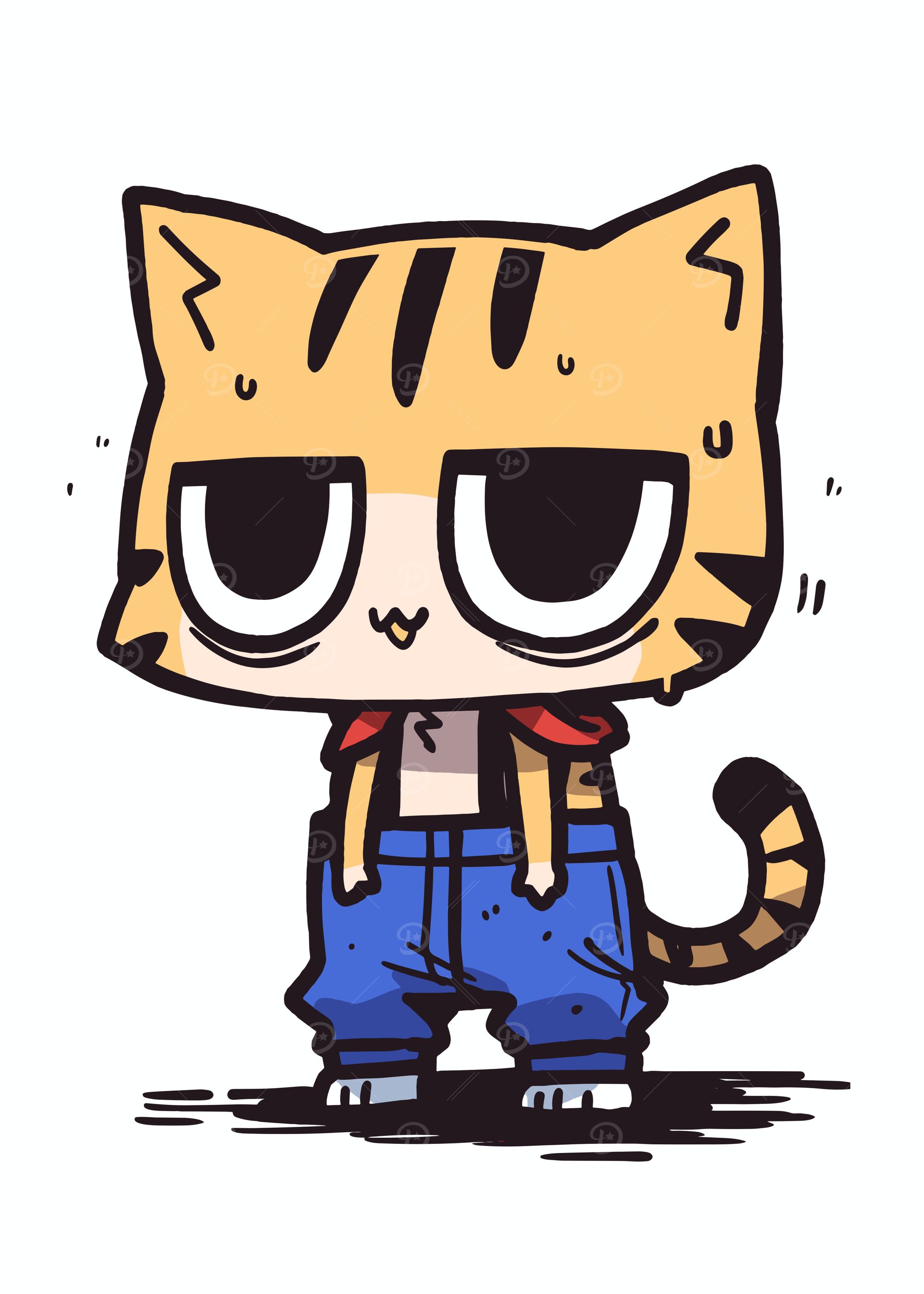 Cute Tiger Cartoon