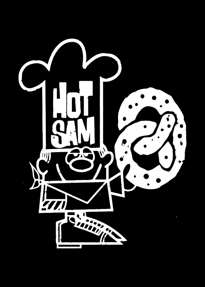 Hot Sam Pretzel Logo